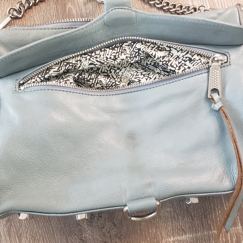Rebecca Minkoff crossbody bag light blue - Picture 7 of 16